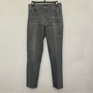 Tru Luxe Jeans Grey Skinny Jeans with Lace Pocket Detail Size 30/10